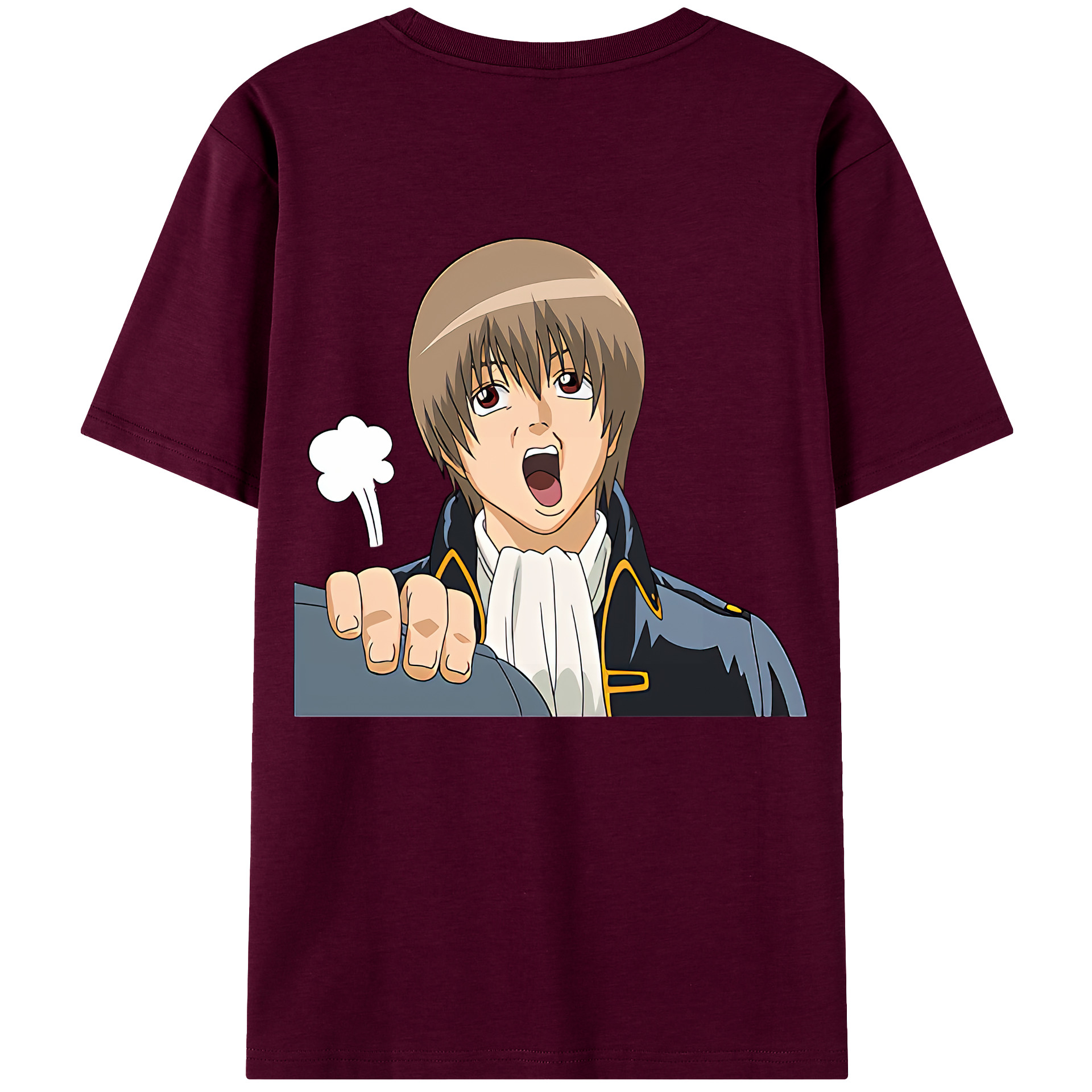 （画像用） ぎんたま 坂田銀時（さかたぎんとき） 神楽 志村新八（しむら しんぱち） GINTAMA Sakata Gintoki Kagura Shimura Shinpachi レディース半袖Tシャツ(バックプリント)